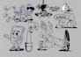 create cartoon, graffiti character for you with my style